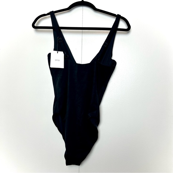 ONIA Sylvie One Piece Bathing Suit Black NWT - Picture 7 of 9